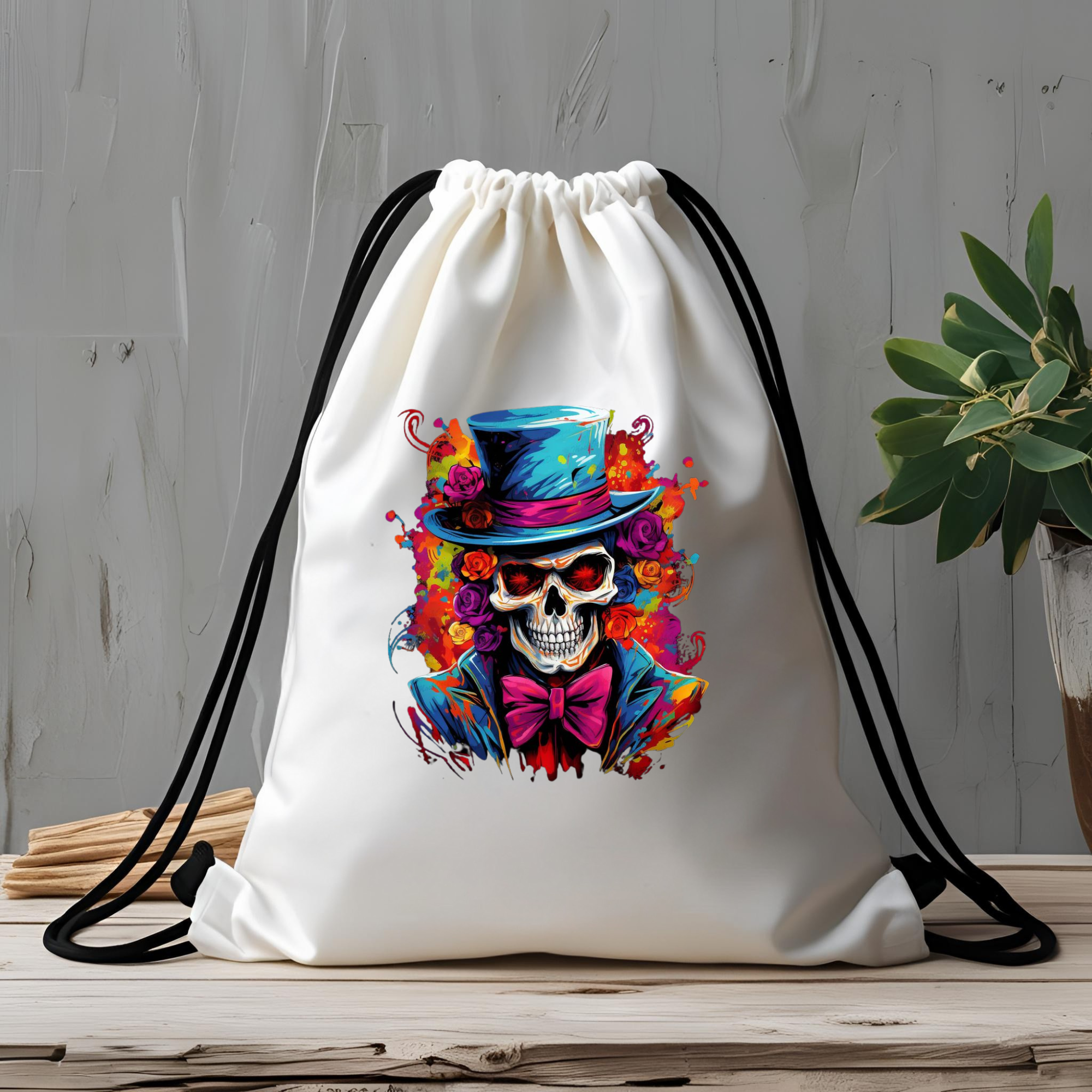 Rucsac personalizat model Craniu - ArtisimoGifts