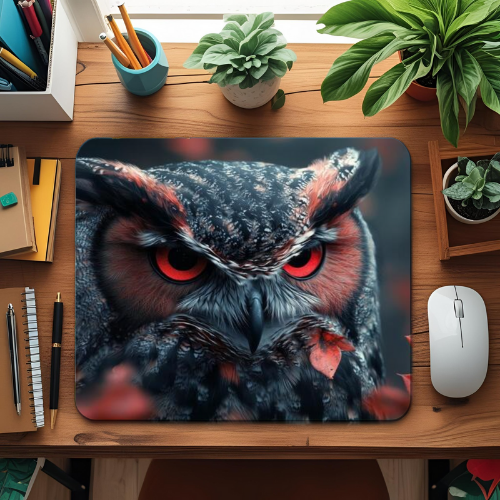 MousePad personalizat Bufnita - ArtisimoGifts