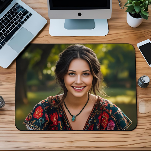 MousePad personalizat cu poza si text - ArtisimoGifts
