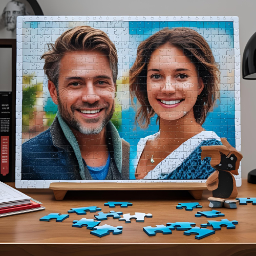 Puzzle personalizat Colaj 2 Poze - ArtisimoGifts
