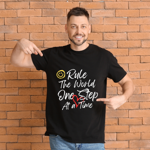Tricou personalizat Rule the world - ArtisimoGifts